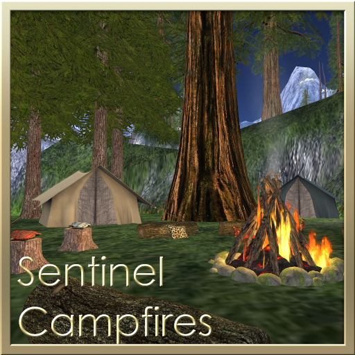 Second Life Marketplace FREEBIE Yosemite Sentinel Campfires Rental